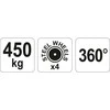 YATO MONTAVIMO VEIKIMAS VARIKLIUI 453kg