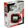 YATO LED PRIEKINIS ŽIBINTAS. Nešiojamas 10W COB 680LM