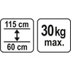 YATO teleskopinė atrama 60-115cm YT-64551