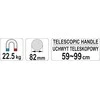 Yato Toya Sa Poland Teleskopinis magnetinis surinkėjas | 590 ÷ 990 mm (YT-0860)