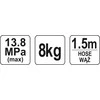 YATO RANKINIS VANDENS APARATAS 8 KG TALPOJE 07063