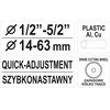 YATO GREITOS PRIEIGOS VARINIO VAMZDŽIO PJOVYKLĖ 14-63mm 2234