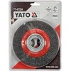 YATO SZCZOTKA TARCZOWA 150x32mm INOX