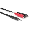 Hosa - Kabelis Breakout TRS R 3,5 - 2 x RCA 1,8m