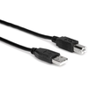 USB Hosa USB-A – USB-B laidas 3 m juodas (USB-210AB)