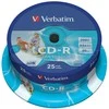 VERBATIM CD-R 25vnt pakuotė, PRINT 43439