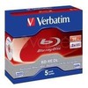VERBATIM 5x BD-RE Dual Layer 50GB 2x Jewel Case baltas mėlynas paviršius