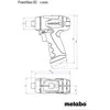 Metabo Suktuvas-gręžtuvas PowerMaxx  BS, 12 V, 2x2,0 Ah, lagaminas (600080500)