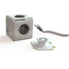 Galia - Allocacoc PowerCube Extended USB 4 Outlets 2 USB 3m Pilka