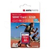 Atminties kortelė „AgfaPhoto“ SDHC kortelė 32 GB didelės spartos, 10 klasės UHS I