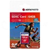 Atminties kortelė AgfaPhoto SDXC kortelė 64 GB didelės spartos 10 klasės UHS I U1 V30