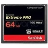 Atminties kortelė SanDisk Extreme Pro CF 160MB/s 64GB VPG 65, UDMA 7; EAN: 619659102463