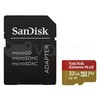 Atminties kortelė SanDisk Micro SDHC 100MB A1 32GB Extreme Plus SDSQXBG-032G-GN6MA