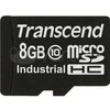 Transcend MicroSDHC 8GB atminties kortelė stambiu planu