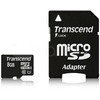 Atminties kortelė Transcend Micro SDHC 8GB 10 klasės UHS-I 400x + SD adapteris