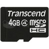 Atminties kortelė Tab Transcend MikroSDHC 4 GB klasė 4 (TS4GUSDC4)