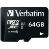 Atminties kortelė Verbatim Micro SDXC 64GB Class 10 su adapteriu