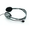 Logitech | LGT-H110 | Stereo ausinės | Juodas, Sidabrinis