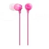 Ausinės Sony EX series MDR-EX15AP į ausis įkišamos, rožinės