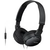 Sulankstomos ausinės Sony MDR-ZX110AP su mikrofonu, Juodos