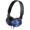 Laidinės ausinės Sony MDR-ZX310AP, juodos/mėlynos spalvos