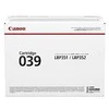 Canon 039 Originalus Juoda 1 vnt