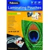 Fellowes | Laminavimo maišelis | A3 | Blizgus | Storis: 100 mikronų, kiekis pakuotėje: 100 vnt.; Idealiai tinka pranešimams, rankdarbių medžiagoms, iškaboms ir dažnai naudojamiems dokumentams; Suderinamas su visų prekių ženklų laminatoriais