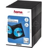 Hama Slim DVD Double Jewel Case pakuotė, 25 vnt., juoda 51185