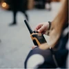 KIDYWOLF Racijų komplektas vaikams ir suaugusiems KIDYTALK, iki 6 km | žalios/oranžinės spalvos