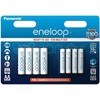 Baterija - Panasonic Eneloop 4 AAA + 4 AA Įkraunamos NiMH Baterijos