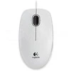 Pelė LOGITECH B100, USB, balta sp.