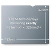 3M PF213 privatumo filtras juodas, skirtas 54,1 cm 21,3 4:3