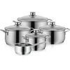 Puodų rinkinys WMF Diadem Plus, 5 dalių, 16 / 20 / 24 cm, Cromargan 18/10 nerūdijantis plienas