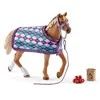 Schleich Horse Club 42360 Anglų Thoroghbred su antklode
