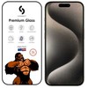 Connect Apple iPhone 15 3D Corning Gorilla Glass 5X stong Juodas