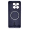 Connect Xiaomi 14 Premium Quality Magnetic Soft Touch Silikoninis dėklas Midnight Mėlyna