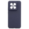 Connect Xiaomi 14 Premium Quality Magnetic Soft Touch Silikoninis dėklas Midnight Mėlyna