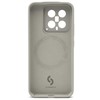 Connect Xiaomi 14 Premium Quality Magnetic Soft Touch Silikoninis dėklas Pilkas