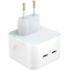 iLike CH1 35W Dual Port USB-C Fast Charger for all Apple devices (Analog A2676 MNWP3ZM/A) Baltas