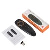 CP G10s Universāla Smart TV Air Mouse - Bezvadu / IR Pults Balss Asistents &amp; Giroskops Melna