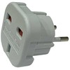 iLike CP UK1 Strāvas ligzdas pāreja - no UK 3pin uz Euro Ligzdu - UK uz EU adapteris Balts (OEM)