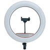 Elight SR14 36cm LED apgaismojuma gredzens ar viedtālruņa turētāju + 220V adapteri + Pults Melna
