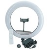 Elight SR14 36cm LED apgaismojuma gredzens ar viedtālruņa turētāju + 220V adapteri + Pults Melna