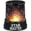 Elight STM Star Master Divu režīmu Zvaigžņu debesu projektors ar 4x AA / USB Vada strāvu Melna