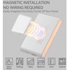 „Elight T1“ sieninis dvigubos projekcijos LED šviestuvas su baterijomis, 1 W, 2700 K, judesio/įniršio jutikliu, USB-C, baltas