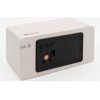 Evelatus EMC01 Digitāls Koka kubs Pulkstenis Modinātājs uzrāda mitrumu temperatūru + USB lādētājs Balts
