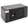 Evelatus EMC01 Digitāls Koka kubs Pulkstenis Modinātājs uzrāda mitrumu temperatūru + USB lādētājs Melna