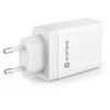 Evelatus ETC06 Premium 32W adaptīvs 3 Portu 5V-12V 2x USB / USB-C Tīkla lādētājs Bats