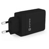 Evelatus ETC06 Premium Tīkla Adaptīvs Lādētājs EU 3 Portu 32W USB-C / USB-A2 ETC06 Melna