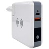 Evelatus EWC06 4in1 10W ceļojumu komplekts bezvadu un sienas lādētājs 18W USB-C / USB ar Power Bank 6700maah